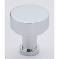 thumbnail image 3 of Alno A716-1-PC Moderne 1" Round Flat Disc Mushroom Solid Brass Cabinet Knob Drawer Knob -, 3 of 4