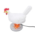 thumbnail image 2 of Lámpara de gallina con forma de gallina ponedora, luz LED de resina realista, linda luz nocturna para niños, ideal para dormitorio y sala de estar., 2 of 14