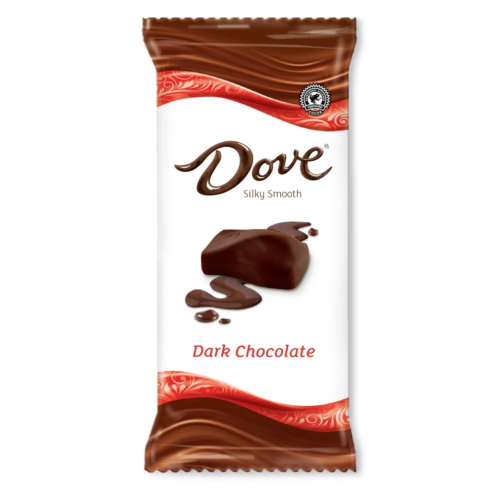 Dove Dark Chocolate Candy Bar, 3.30 Oz.