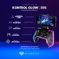 thumbnail image 4 of Gamepad BALAM RUSH KONTROL GLOW G595 RGB Inalambrico Pc Android PS3 PS4 BR-936910 negro, 4 of 6