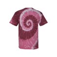 thumbnail image 3 of Dyenomite - Ripple Pigment Dyed T-Shirt - 200RP - Maroon Ripple - Size: S, 3 of 3