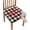 Black, variant on Dining Room Chair Seat Covers Set of 4, Red Merry Christmas Happy New Year Removable Stretch Chair Seat Cushion Slipcovers Protector for Holiday Party Decoration Retro Buffalo Black and White Plaid