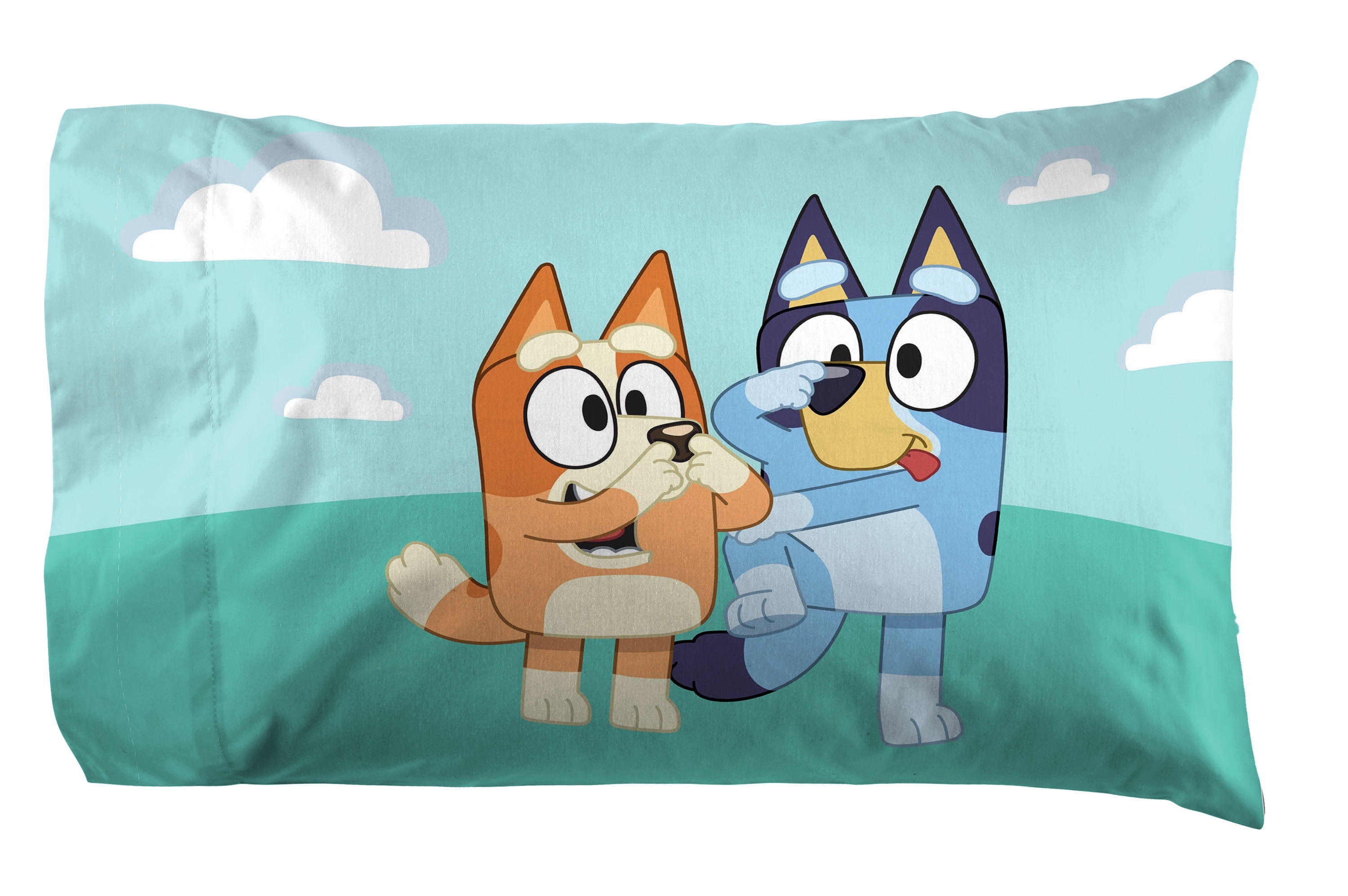 BBC Bluey & Bingo 3 Piece Crib and Toddler Size Sheet Set - Kids Bedding for Boys and Girls