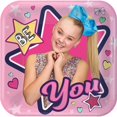 thumbnail image 1 of JoJo Siwa 7" Assiettes Carrées en Papier pour Fêtes, Pack de 8, 1 of 3