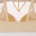 thumbnail image 5 of HUITKMM Bras for Women Large Sized Thin Comfortable Breathable Back Hugging Sagging Front Buttoned Vest Bra for Women, 5 of 5