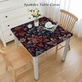 thumbnail image 2 of Ethnic Paisley Floral Purple Round Table Cloth Tablecloth Dinning Table Cover for Valentines Day Decor Party Picnic, 2 of 7