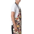 thumbnail image 3 of Bingfone rock Skull record artist Apron Gifts For Men, Women Professional Grade Chef Apron for Kitchen,BBQ & Grill, 3 of 8