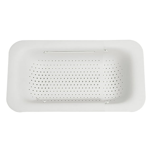 Corner Sink Strainers for Kitchen Sink Collapsible Colander Drain-Basket Strainer Over the Sink for Kitchen Kitchen Sink Drain Basket Corner Kitchen Sink Strainer Basket