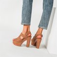 thumbnail image 4 of Zapatos de moda de verano para mujer, zapatos de tacón alto con suela gruesa, sandalias de boca de pez Wmkox8yii shjk1994, 4 of 4