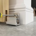 thumbnail image 4 of JUBEST Stainless Steel Floor Guide Wall Mount Sliding Barn Door Hardware Up to 1-3/8"W 1-1/4"H, 4 of 8
