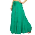 thumbnail image 3 of Phagun Resort Wear Skirt Long Maxi Skirt Beach Wear Cotton Summer Wear, 3 of 5