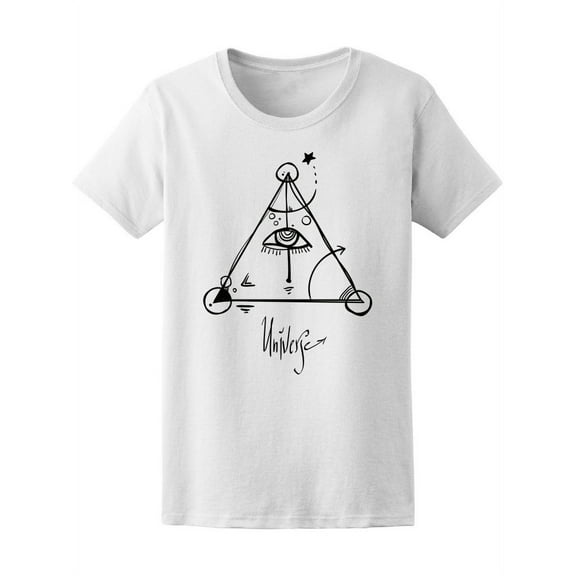 Universe Triangle T-Shirt Men -Image by Shutterstock, Male 4X-Large