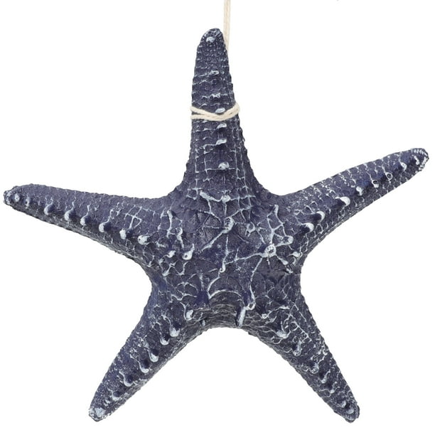 Ornamento de la estrella del mar de la casa Decoración de la estrella del mar de la pared de la pared de la pared de la pared de resina