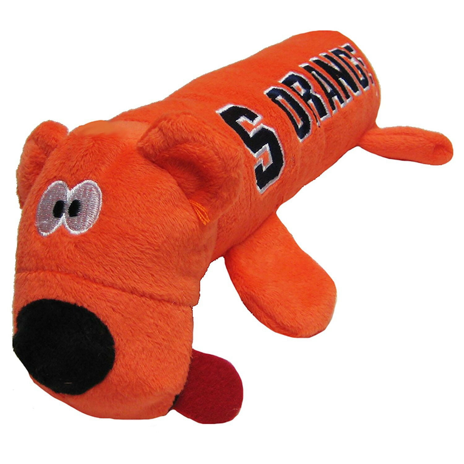 Pets First College Syracuse Orange Dog Toy Licensed Tube Toys Available In 40 College Teams Squeaky Plush Walmart Com Walmart Com
