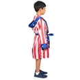 thumbnail image 2 of Boxing Robe and Shorts Halloween Costume in Satin for Halloween, Cute Cosplay Boxer Cloak for Kids, 2 of 4