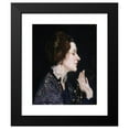 thumbnail image 2 of George Washington Lambert 20x24 Black Modern Framed Museum Art Print Titled - Portrait of a Lady (Thea Proctor) (1916), 2 of 5