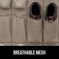 thumbnail image 6 of GORILLA GRIP 24 Pocket Over the Door Shoe Organizer, Mesh Pockets, Up to 40 Pounds, Hang on Doors, Beige, 6 of 10