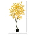 thumbnail image 3 of Nearly Natural Maple Potted Artificial Tree - 5' - Orange and Red, 3 of 7