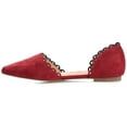 thumbnail image 3 of Journee Womens Jezlin Slip On Almond Toe Ballet Flats, Widths Available, 3 of 10