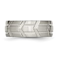 thumbnail image 3 of Titanium 8mm Wedding Band Ring Man Fancy  For Dad Mens  For Him, 3 of 10