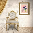 thumbnail image 3 of Escalante, Omar 19x24 Gold Ornate Wood Framed with Double Matting Museum Art Print Titled - Exotic Birds I, 3 of 4