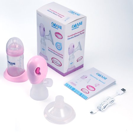 AMSUPER BPA Free Portable&Rachargeable Electric Breast Pump 2 Modes 6 Suction Level