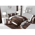 thumbnail image 4 of YST Hunting Deer Twin Size Comforter Set,Exotic Deer Skull Bedding Set,Rustic Farmhouse Style Quilt Set,Country Old Barn Door Down Comforter Soft Breathable Farmhouse Bed Set,Brown White, 4 of 5