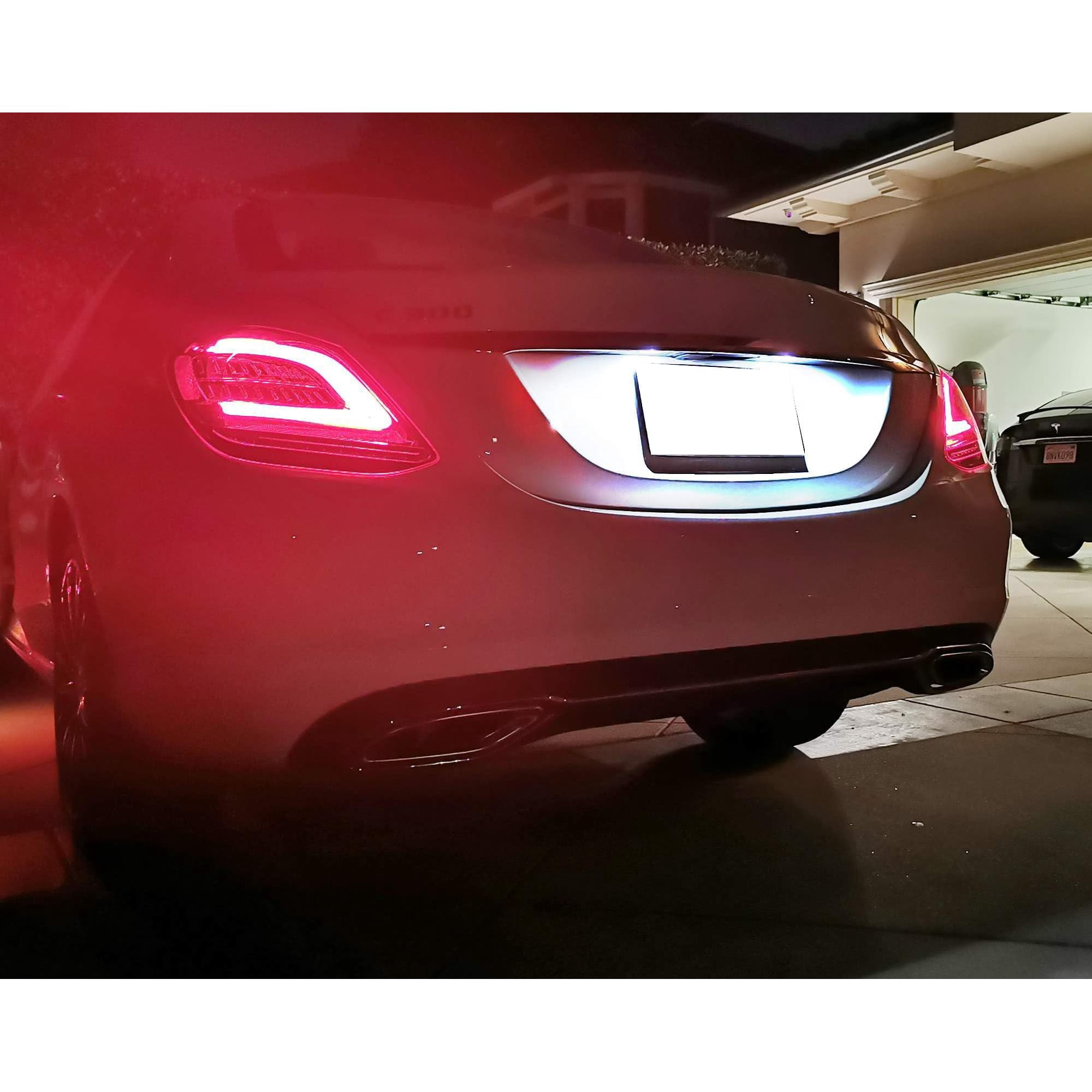 Xenon White 3-SMD LED License Plate Light Kit For Mercedes-Benz W205 C-Class, W213 E-Class, W222 S-Class, W218 CLS-Class, etc