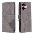 thumbnail image 2 of for iPhone 16 Plus Case Wallet Case with Card Holder [RFID Blocking] Magnetic Closure Folio Kickstand, Men's Retro Premium Shockproof PU Leather Flip Case Wallet for iPhone 16 Plus,Gray, 2 of 8