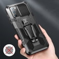 thumbnail image 6 of Dteck Case for Samsung Galaxy S20 FE (6.5 inches),Shockproof Rugged Rubber Car Holder Hybrid Hard Back Protective Galaxy S20 FE 5G Kickstand Phone Cover without Screen Protector,Black, 6 of 7