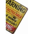 thumbnail image 3 of Area 51 No Trespassing Military Vintage Retro Metal Sign Aluminum Sign 12 x 8, 3 of 7