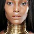 thumbnail image 3 of Collier Africain Ras du Cou Déclaration Femmes Rétro Réglable Grand Collier Bijouxbebetter, 3 of 3