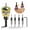 Yellow, variant on CLIQKWEN Countersink Drill Bit Set with Depth Stop, 1/4" Quick Change Hex Shank HSS M2 Bits, Aluminum Alloy Stop Collar & Hex Wrench, Woodworking Countersink Tool for Wood & Plastic