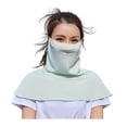 thumbnail image 1 of Sunscreen Face Guard Ice Silk Neck Protection Summer Riding Face Guard Outdoor Activities Travel Neck Gaiter, 1 of 8