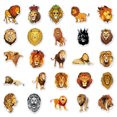 thumbnail image 4 of Paquete de pegatinas de anime con dibujos animados de leones, 50 unidades, decorativas para portátil, 4 of 5