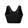 thumbnail image 3 of Women's Zip Front Closure Sports Bra Ultra-thin Large Bra Sports Bra Front Zipper Full Cup Padded Tops Seamless Wirefree Active Workout Gym Yoga Bras, 3 of 7