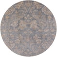 thumbnail image 1 of Ahgly Company Indoor Round Mid-Century Modern Rosy Brown Pink Oriental Area Rugs, 3' Round, 1 of 6