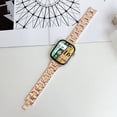 thumbnail image 2 of Band Compatible with Apple Watch Band 49mm 45mm 44mm 42mm Premium Stainless Steel Metal Replacement Strap Compatible with Apple Watch Ultra 2 Ultra Series 9 8 7 6 5 4 3 2 1 SE,Rosegold, 2 of 6