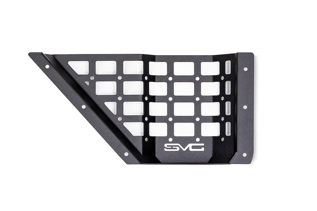 DV8 Offroad Front Door Pocket Molle Panels for 2021+ Ford Bronco 6th Gen | Driver & Passenger Side Pair | Increased Capacity of Door Pockets | Compatible with Molle Accessories