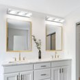 LED Modern Bathroom Vanity Light Fixtures (3Light, 24Inch), Matte