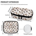 thumbnail image 7 of Jiueut Note Dachshund Insulin Storage Bag Insulin Bag for Kids Insulin Refrigeration Storage Bag Storage Bags with Zipper Comfortable Insulin Pocket with Mesh Pocket, 7 of 7
