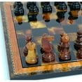 thumbnail image 1 of Scali NS155BB Alabaster Chess Set with 15 in. Inlaid Wood Frame, 1 of 1