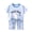 A214-Sky Blue, variant on UAYOTSE Boys Girls Spring Summer Pajama Set Kids 6 9 12 18 24 Months short Sleeve Sleepwear with Pockets,Sizes 18-24 Months