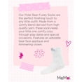 thumbnail image 6 of MeMoi Polar Bear Girls Fuzzy Mid-Cut Socks - Girls - Female, One Size, White, 6 of 6