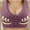 5-Purple, variant on YWDJ Lounge Bras for Women Plus Size Front Close Comfy Bras Wireless Lounge Bras Wide Strap Full Coverage Push up Wrap Comfortable Bras Padded Plus Size Comfort Bras Solid Bras Beige L