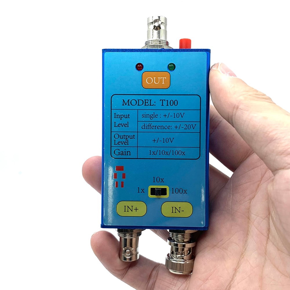T100 1X/10X/100X Oscilloscope Differential Probe 10M Bandwidth to Amplify Signal