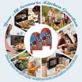 thumbnail image 7 of 2 Pcs Oven Mitts Non-Slip Cotton Mitts Set for Kitchen Baking Cooking,Intricate Floral Mandala Pattern, 7 of 7