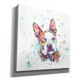 thumbnail image 2 of Epic Graffiti 'Colorful Watercolor Boston Terrier' by Furbaby Affiliates, Canvas Wall Art, 37"x37", 2 of 2