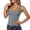 Grey, variant on ’s Classic Solid Camisole Tank Top Layering Piece Casual Daily Wear Soft Stretchy Comfort Fit Fitted Cardigan Women S