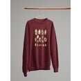 thumbnail image 3 of Cone Shell Display I Sweatshirt Women -Jennifer Goldberger Designs, Female x-Large, 3 of 4